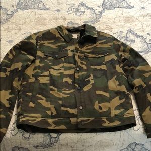 ZARA MAN Camouflage Bomber Jacket 💚🖤